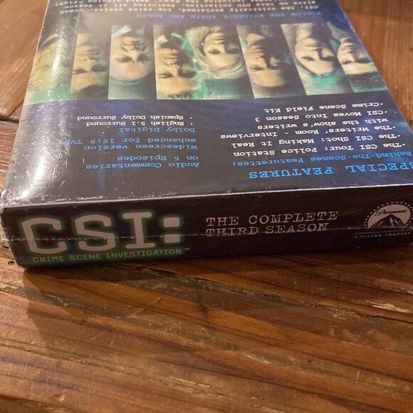 DVD Season 3 CSI Crime Scene Investigation the Complete Third Season NEW - Picture 6 of 9